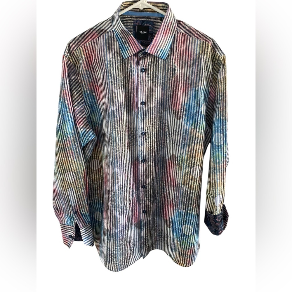 Serica Elite Long Sleeve Button Down Shirt XL